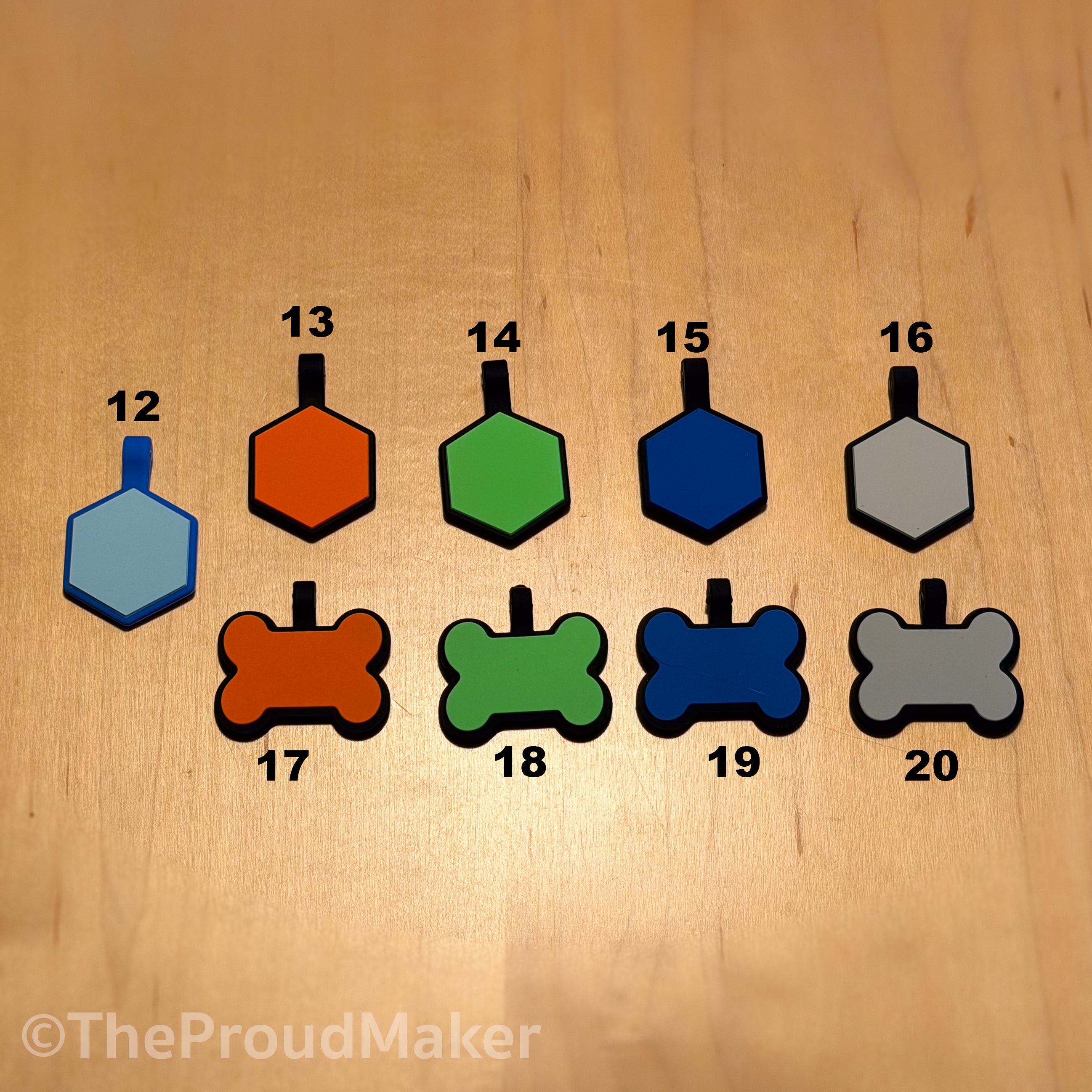Custom Silicone Pet Tag