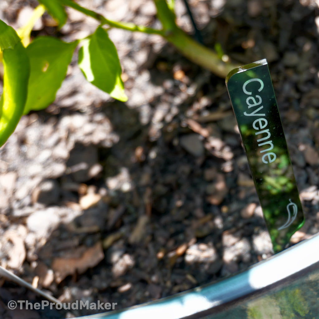 Custom Engraved Plant Markers Set of 8