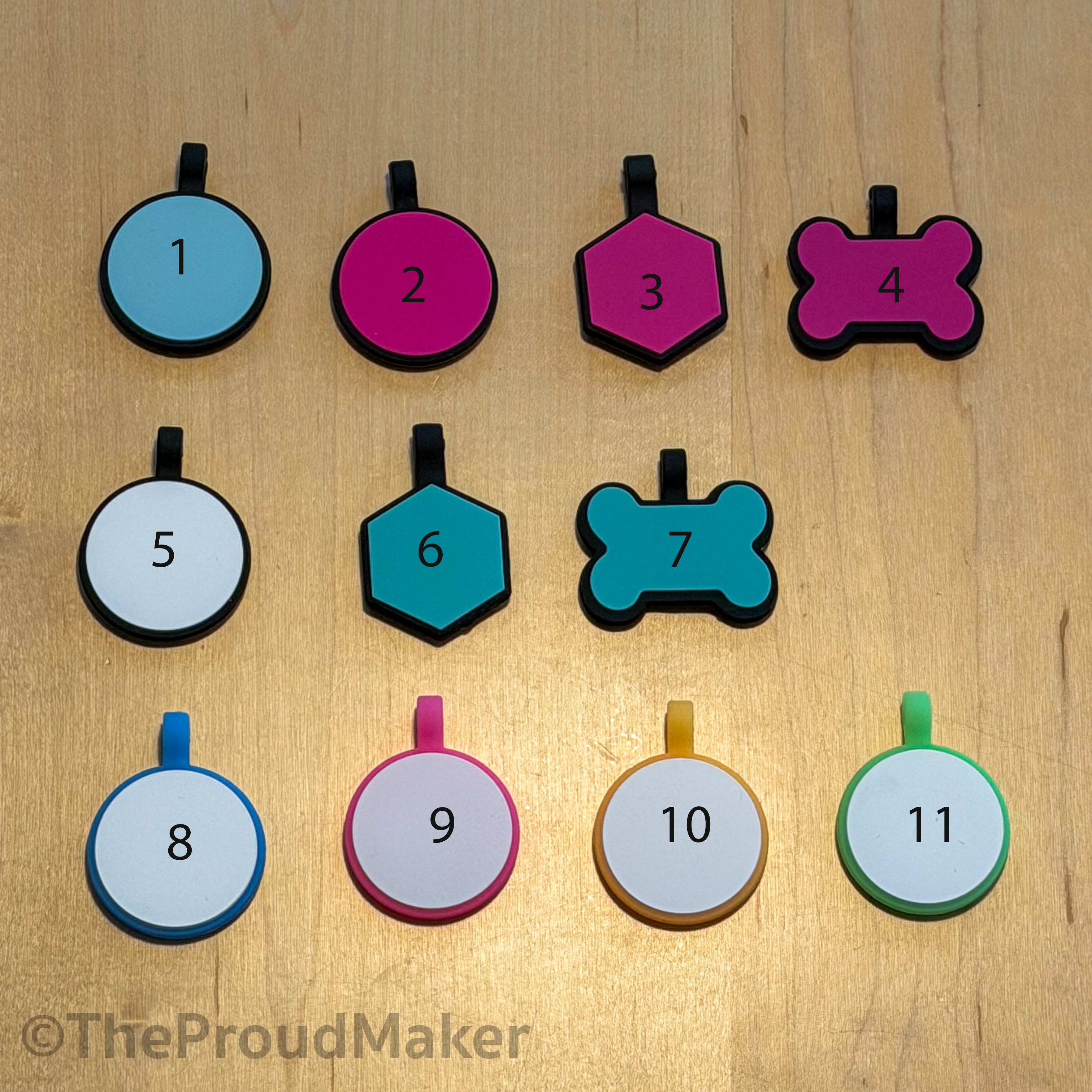 Custom Silicone Pet Tag